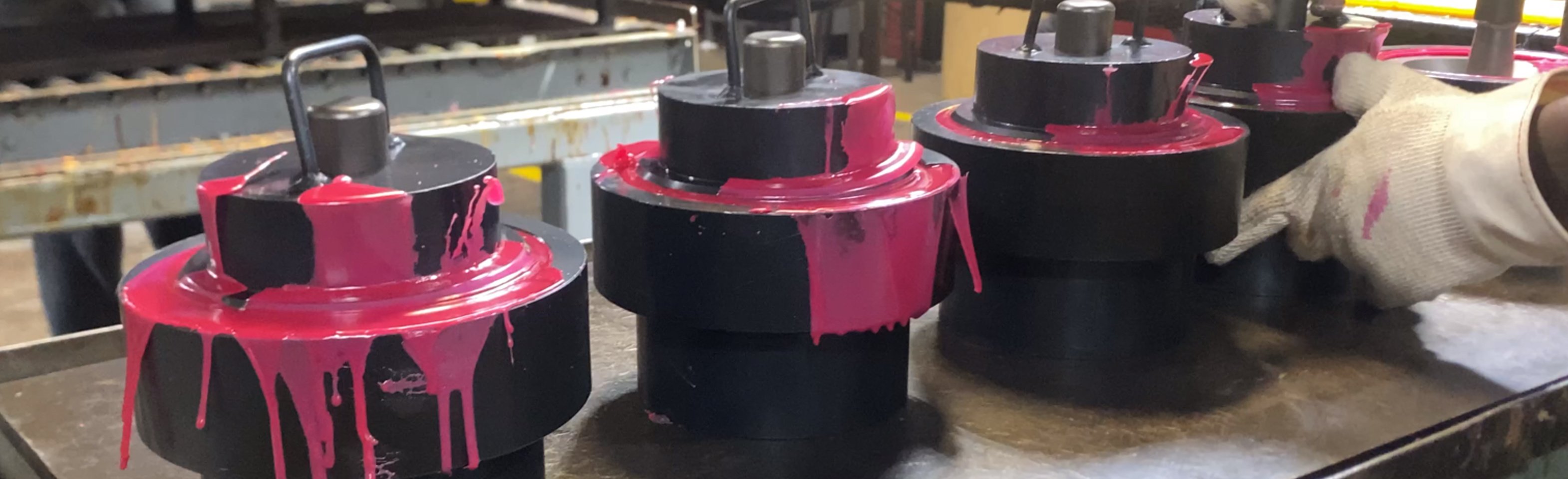 Custom molded polyurethane piston 